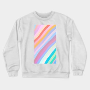 Line pastel painting Crewneck Sweatshirt